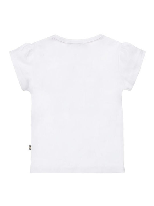 Dirkje Kids Blouse Short Sleeve White