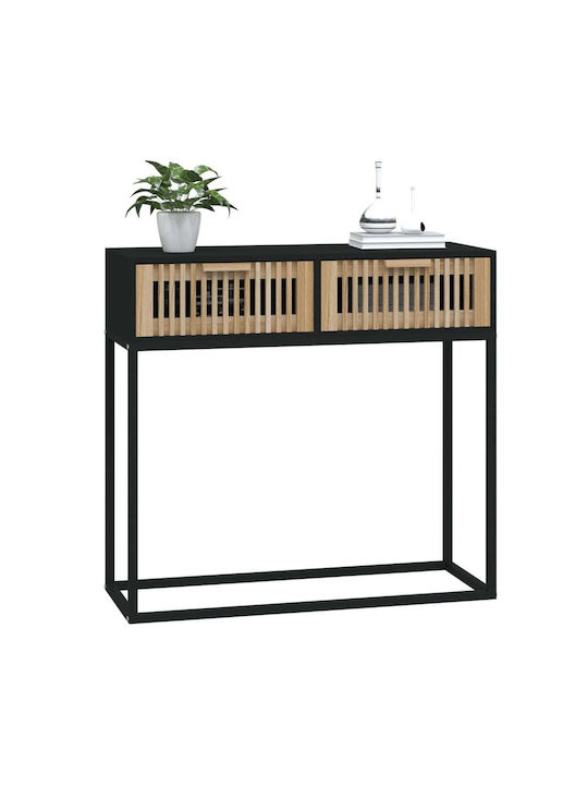 Solid Wood Console Table L80xW30xH75cm
