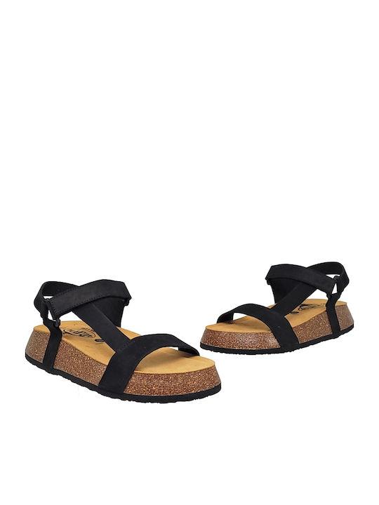 Sandale Casual Damă Anatomici Din Piele Negre