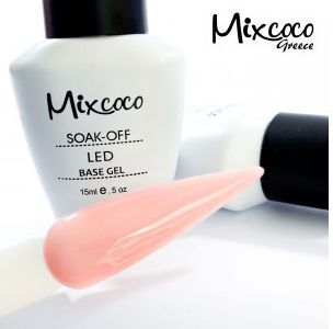 Mixcoco Base Coat for Semi-Permanent Nail Polish Rubber 15ml