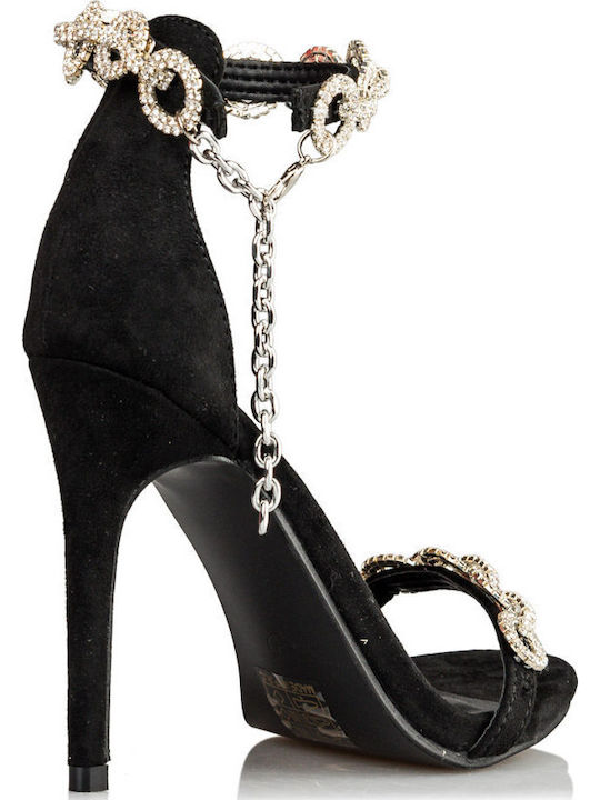 Sandals with Strass Black