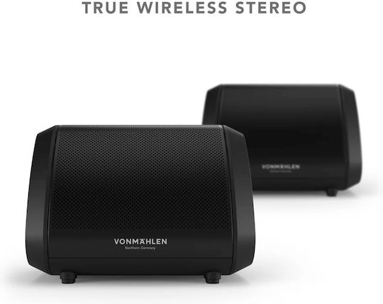 Vonmählen Air Beats Mini Ηχείο Bluetooth 3W με Διάρκεια Μπαταρίας έως 13 ώρες Μαύρο