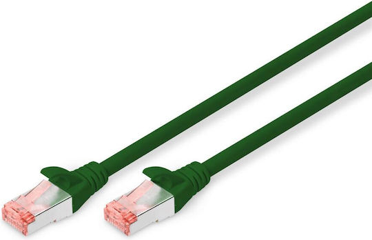 Digitus S/FTP Cat.6 Ethernet Network Cable 0.5m Green 1pcs