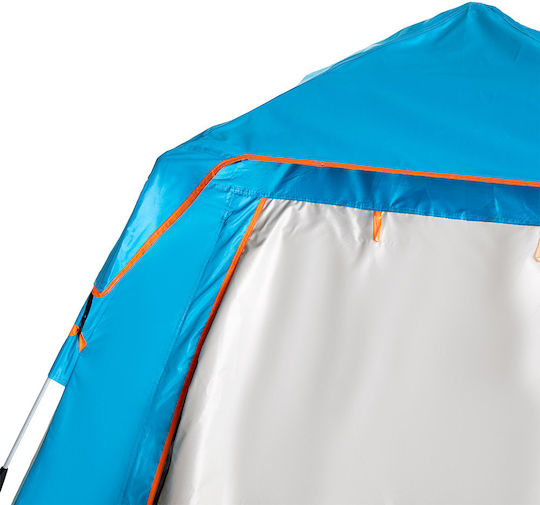 ArteLibre San Blas Cort De Camping Automat Albastru Pentru 4 Persoane 215x215x142cm