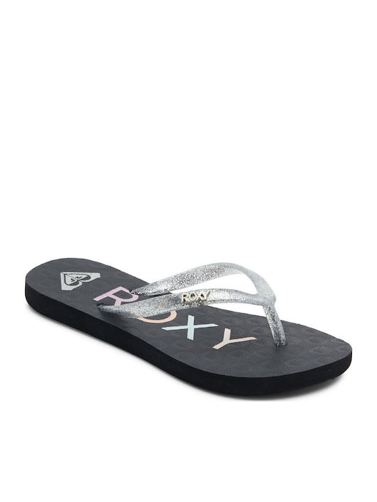 Παιδικές Σαγιονάρες Flip Flops Μαύρες Viva Sparkle