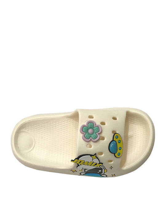 Kinder Badeschlappen Beige
