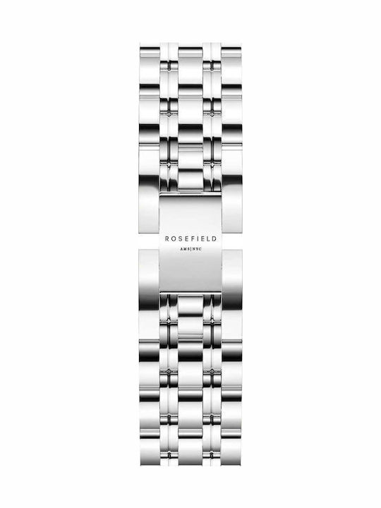 Rosefield Women's Watch with Silver Metal Bracelet