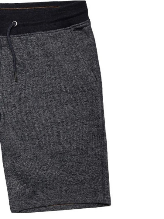 Volcano N-RISO Sweatshorts aus Baumwolle mit Reißverschlusstaschen - Navy