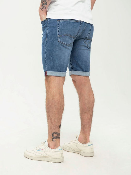 Volcano D‑LENZO Men's Straight Leg Denim Shorts - Blue