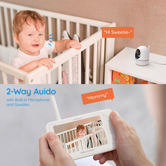 Foscam Wireless Baby Monitor , Two-way Communication & Lullabies