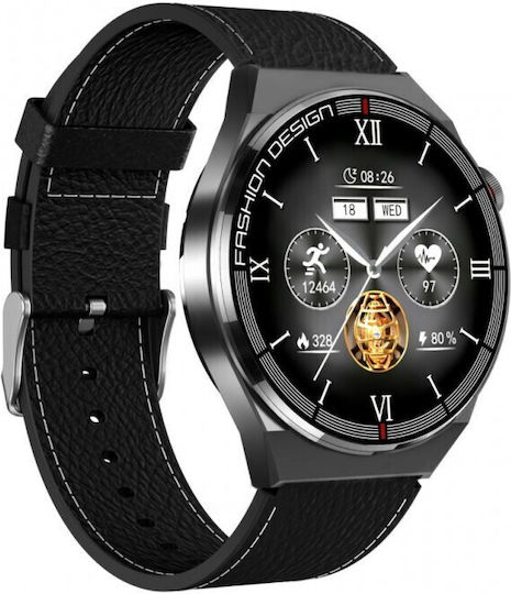 XO J1 Porsche Smartwatch με Παλμογράφο (Μαύρο)