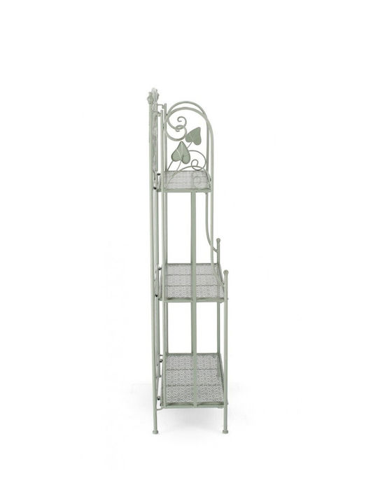 Harriet Bookcase Green 60x28x127cm