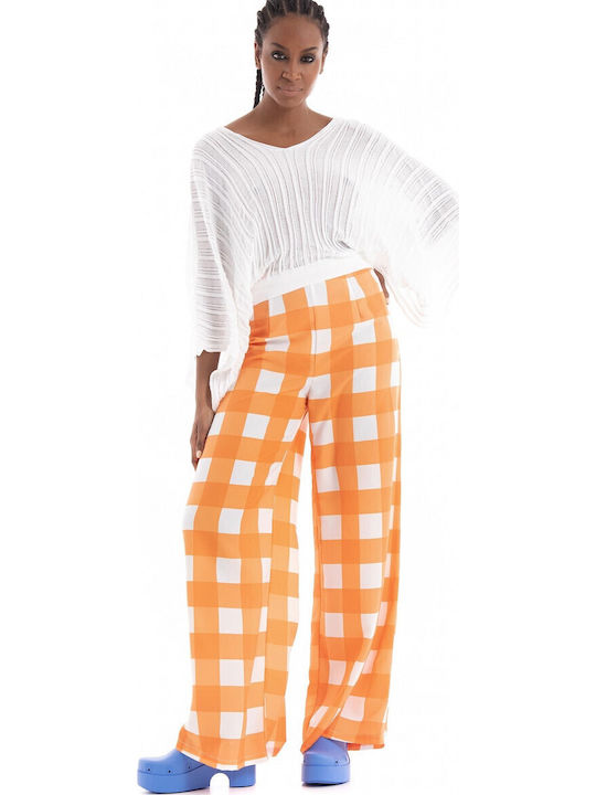 Damen Hochbund Pantaloons Orange