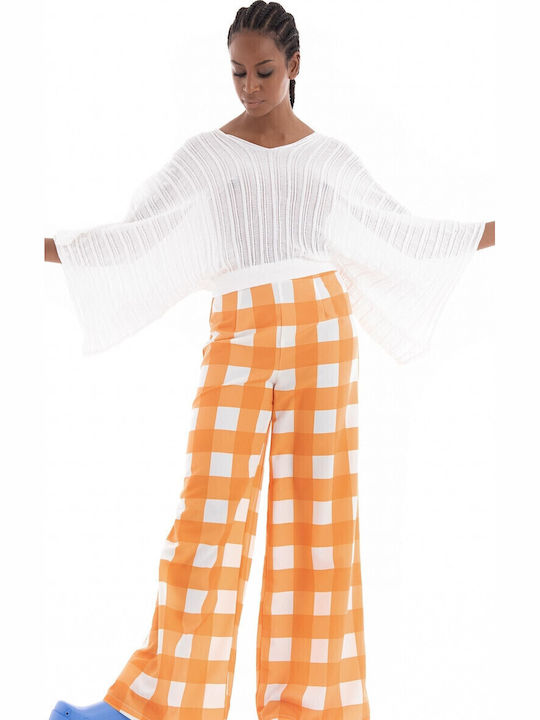 Damen Hochbund Pantaloons Orange