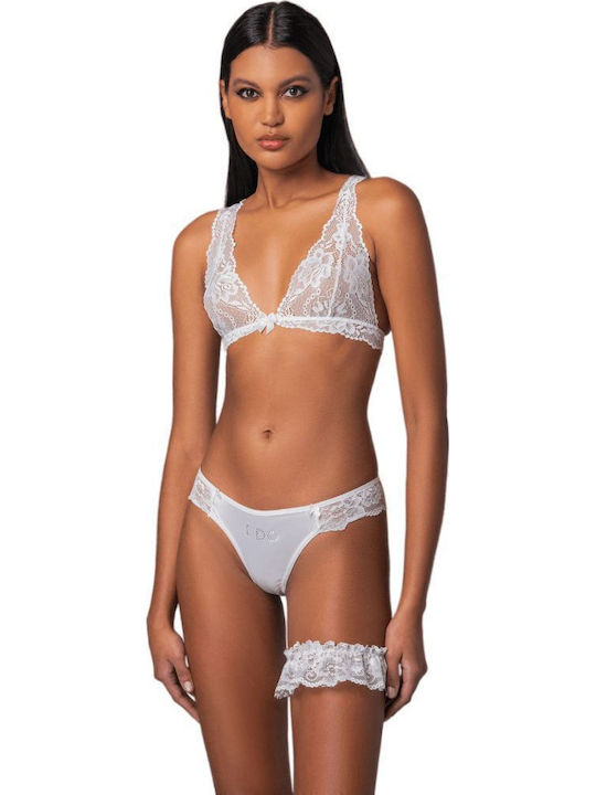 Milena by Paris Bralette Σουτιέν Λευκό