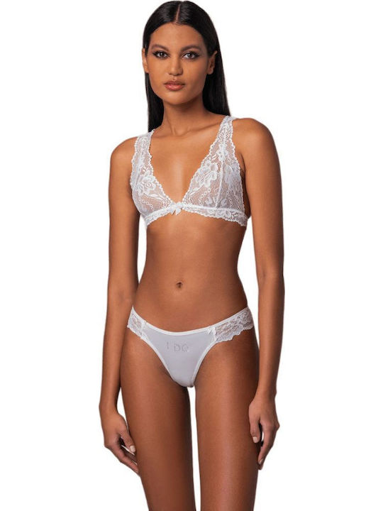Milena by Paris Bralette Σουτιέν Λευκό