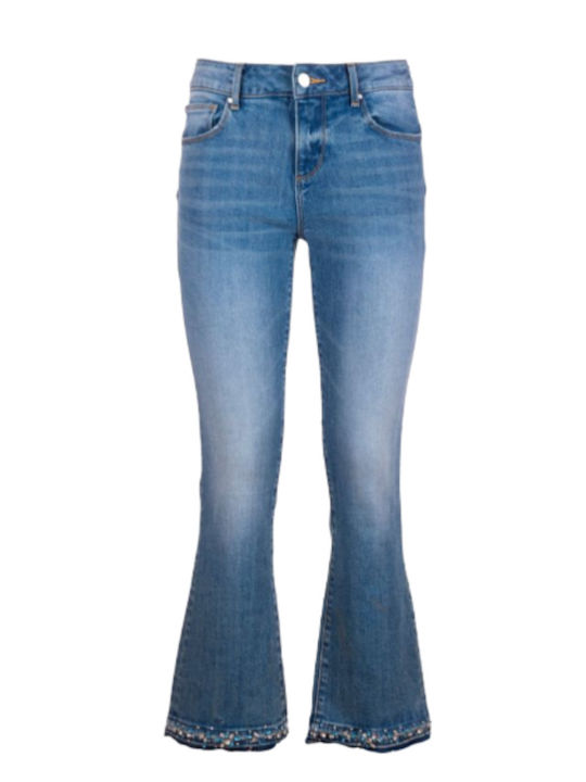 FRACOMINA BELLA F7-CROPPED BELL PERFECT SHAPE JEANS STONEBLEACHED 258 Γυναικείο