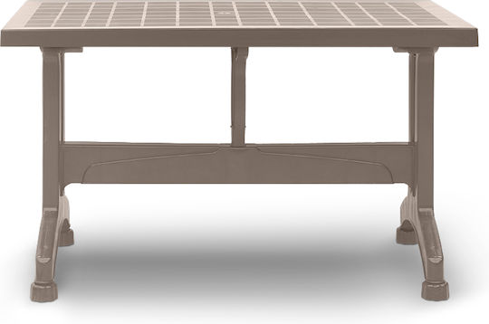 Garden & Outdoor Furniture Set Callan 5 Pieces Cappuccino