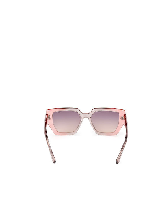Guess Women's Sunglasses with Pink Plastic Frame and Pink Gradient Lens GU7896 74Z