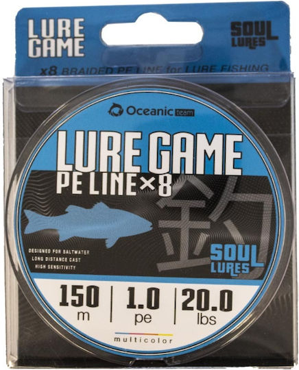 Oceanic Lure Game Braid Fischereifaden 150m / 0.187mm / 12kg
