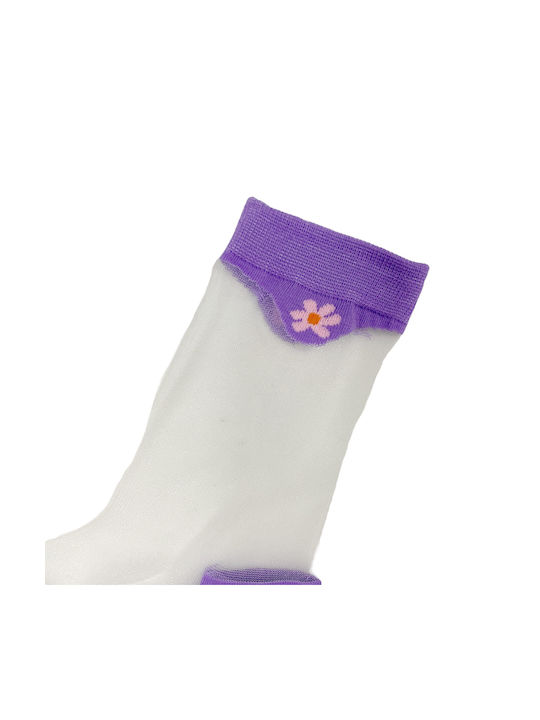 Beyounger Damen Socken Lila 1Pack