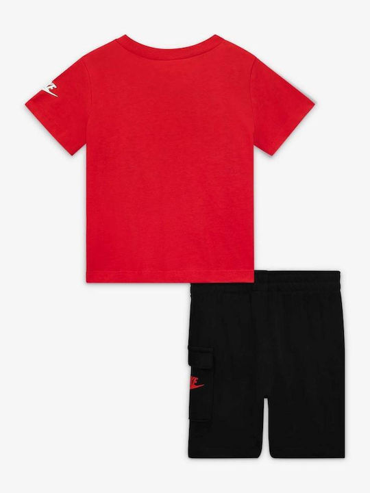 Nike Kids Set with Red Shorts 2 Pieces
