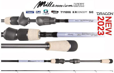 Dragon Millennium MTX Crankbait 28 Fishing Rod for Spinning 2.45m 7-28gr