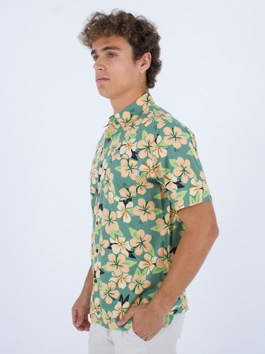 Hurley Rincon Men's Shirt Short Sleeve Floral Multicolour