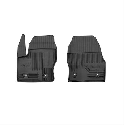 Frogum Front Mats 2pcs from Rubber for Ford Transit Connect / Transit Black