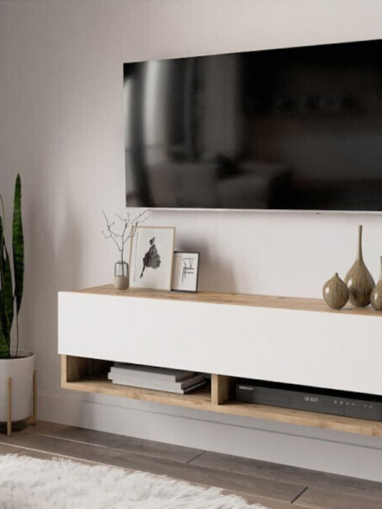 TV Stand Roscoe White-Oak L100xD31.5xH29.5cm