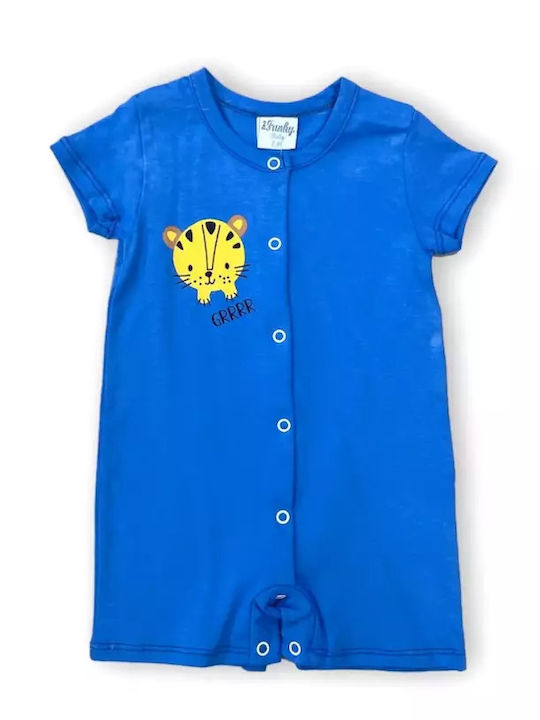 Funky Baby Bodysuit Set Short-Sleeved Blue