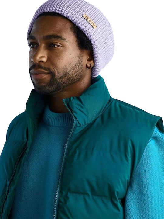 Knitted Beanie Cap Light Blue