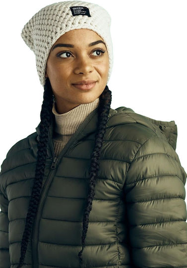 Beanie Căciulă Tricotată În Culoare Albă