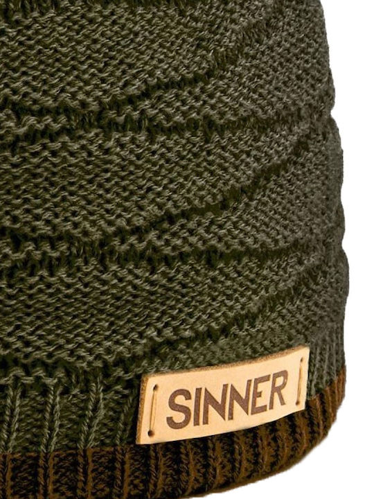 Beanie Σκούφος Πλεκτός σε Πράσινο χρώμα