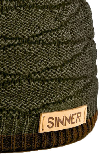 Beanie Σκούφος Πλεκτός σε Πράσινο χρώμα