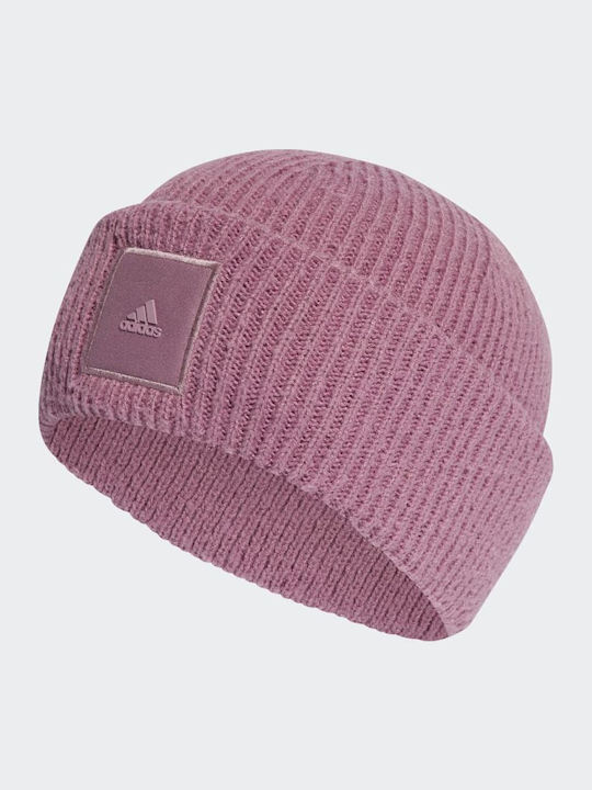Performance Beanie Beanie Knitted in Pink color