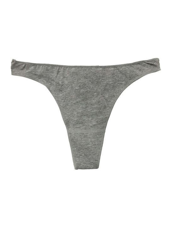 Ustyle Cotton Women's String Gray