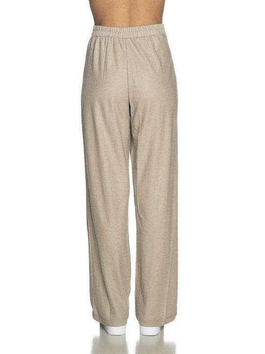 Women's Pants Viscoze Beige - TIFFOSI