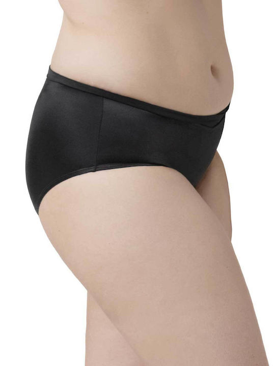 Opio Bikini Slip Ψηλόμεσο Μαύρο