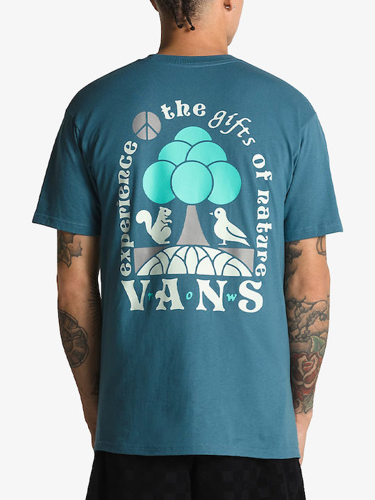 Vans Gifts Nature Men's Short Sleeve T-shirt Light Blue