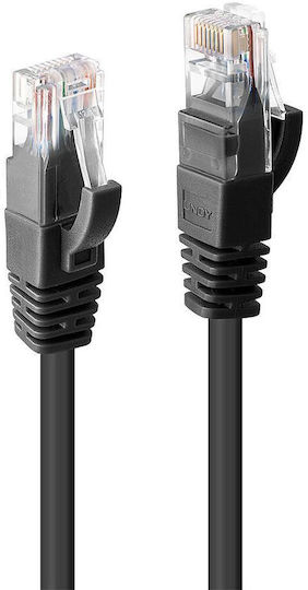 Lindy U/UTP Cat.6 (Gigabit) Network Cable Ethernet 2m Black