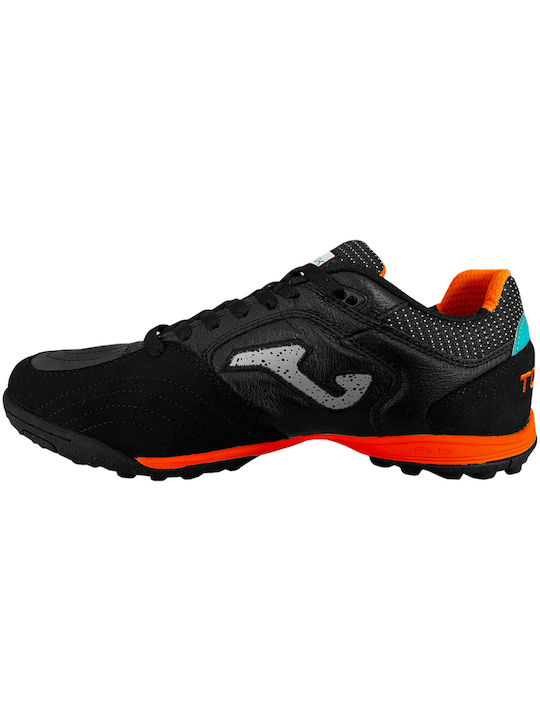 Joma Top Flex 2301 TF Χαμηλά Ποδοσφαιρικά Παπούτσια με Σχάρα Μαύρα