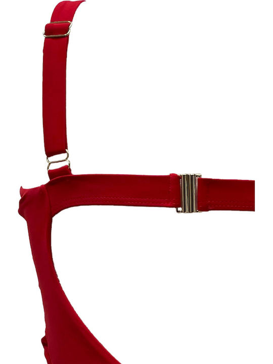 Red One Piece Swimsuit