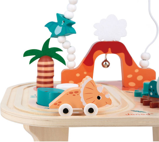 Janod Activity Table Dino made of Wood with Sounds for 12++ Months