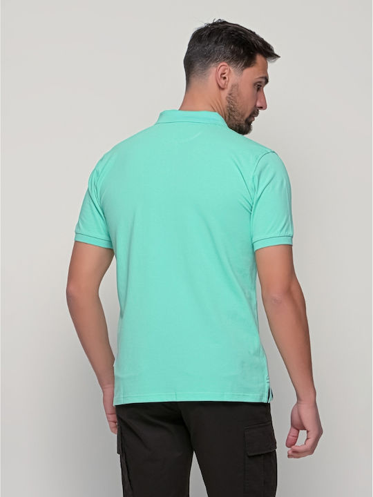 KR-BASIC-556-B Polo T-shirt Τιρκουάζ