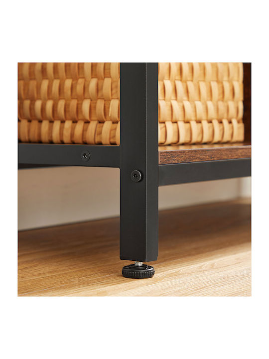 Bibliothek Braun 80x33x149cm