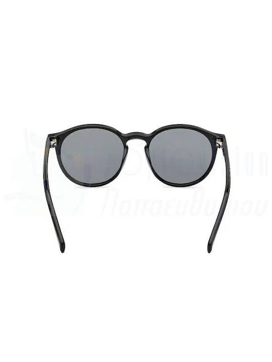 Skechers Ochelari de soare cu Negru Rame din plastic Cadru și Gri Polarizate Lentilă SE9087 01D