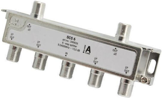 Triax 6-way SCS 6 5-2400MHz Διακλαδωτής