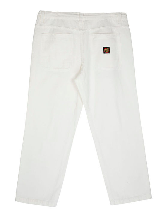 Santa Cruz Men's Jeans Pants White