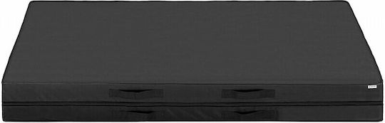 Navaris Fabric Storage Case for Blanket/Duvet in Black Color 90x25x25cm 1pcs